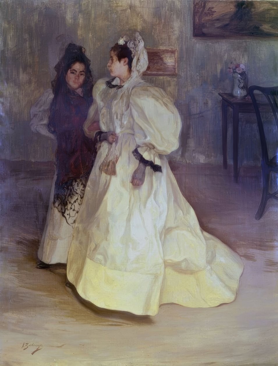 《两个朋友》，1896年，布面油画 作者 伊格纳西奥·祖洛加（Ignacio Zuloaga y Zabaleta）