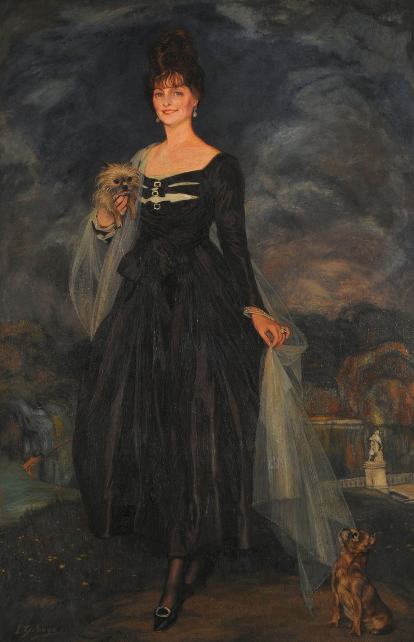 Señora S. W. de S.的画像。 作者 伊格纳西奥·祖洛阿加·扎巴莱托