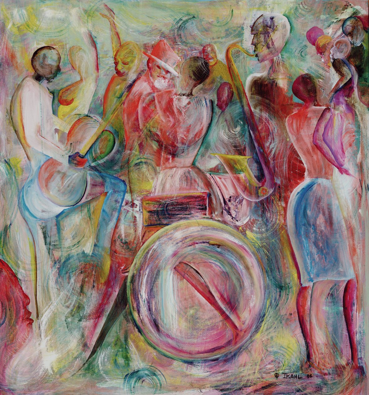 新奥尔良，2006年（丙烯酸船上） 作者 伊卡尔·贝克福德
