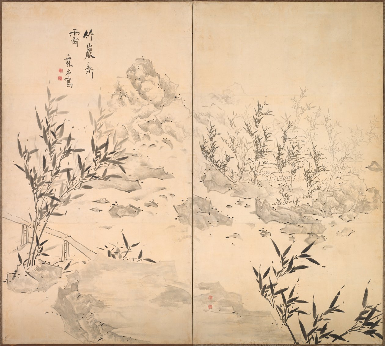 雨后天晴的竹子 作者 池大河