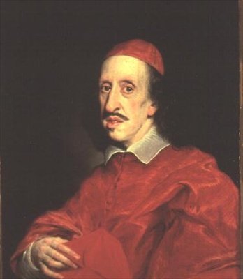 红衣主教利奥波德-美第奇的肖像，约1667年（布面油画）。 作者 巴奇乔