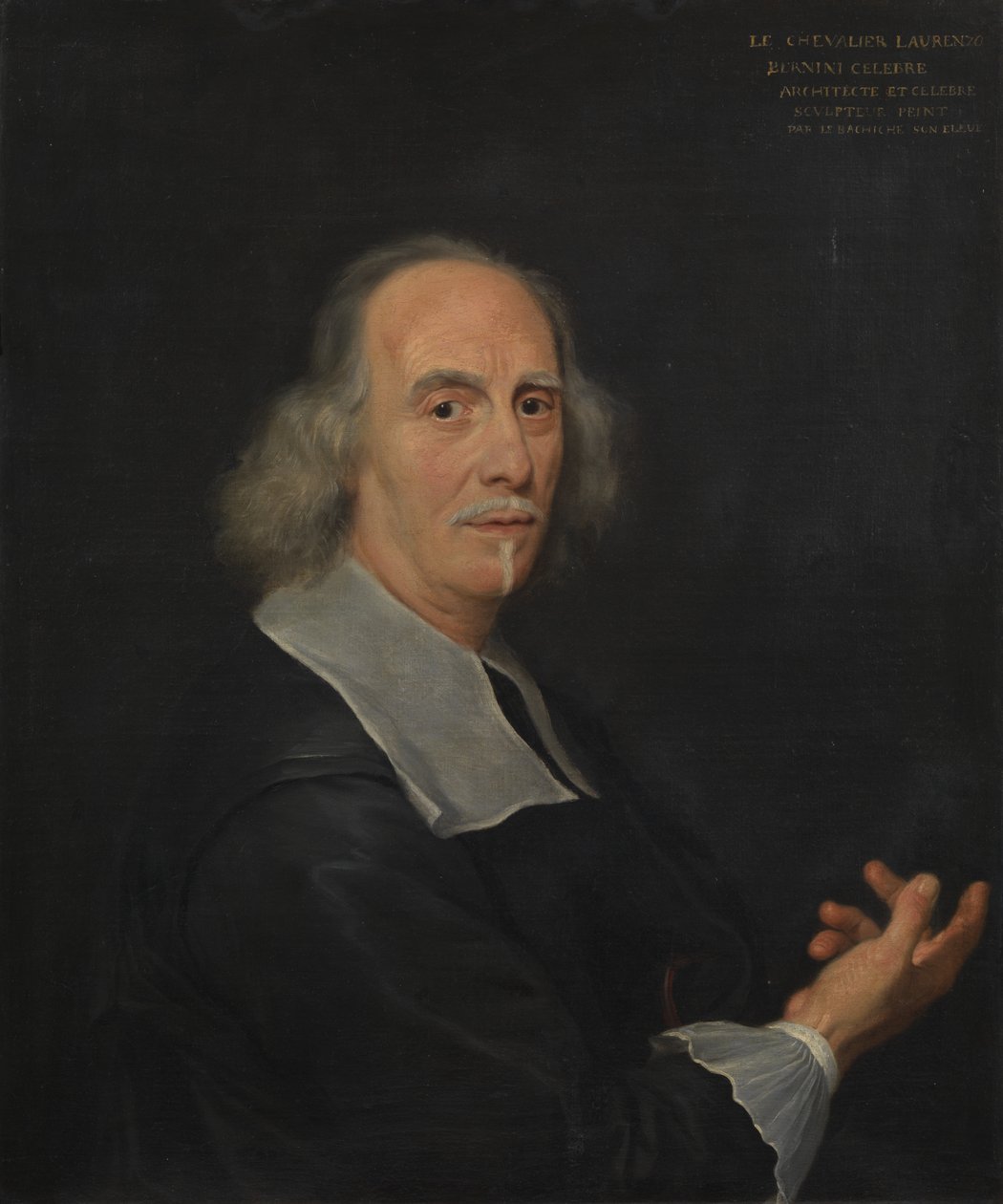 吉安·洛伦佐·贝尼尼肖像，1673年 作者 伊尔·巴西乔（Il Baciccio）