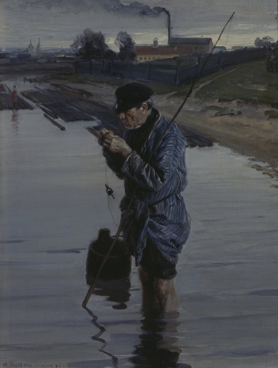 男人的思想是他的王国，1882年 作者 Illarion Mikhailovich Pryanishnikov