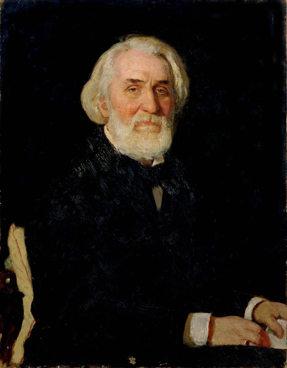 肖像Ivan S. Turgenev（1818  -  83），1879年 作者 伊利亚·叶菲莫维奇·列宾
