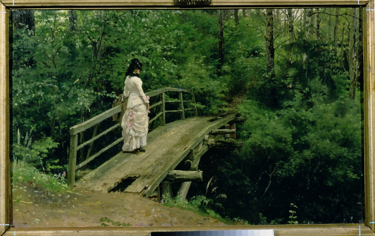 夏日风景，1879年 作者 伊利亚·叶菲莫维奇·列宾
