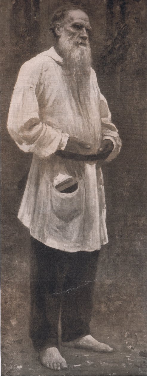 计数Leo Tolstoy，Bibbys年度，1916-17 作者 列宾后的伊利亚·埃菲莫维奇