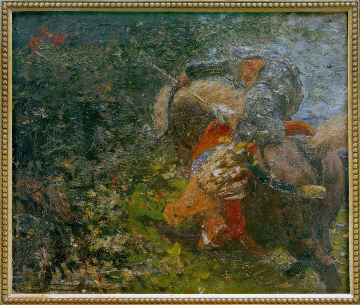 Der Ritter Ilja Muromec und der Räuber Solowej 作者 伊利亚·叶菲莫维奇·列宾