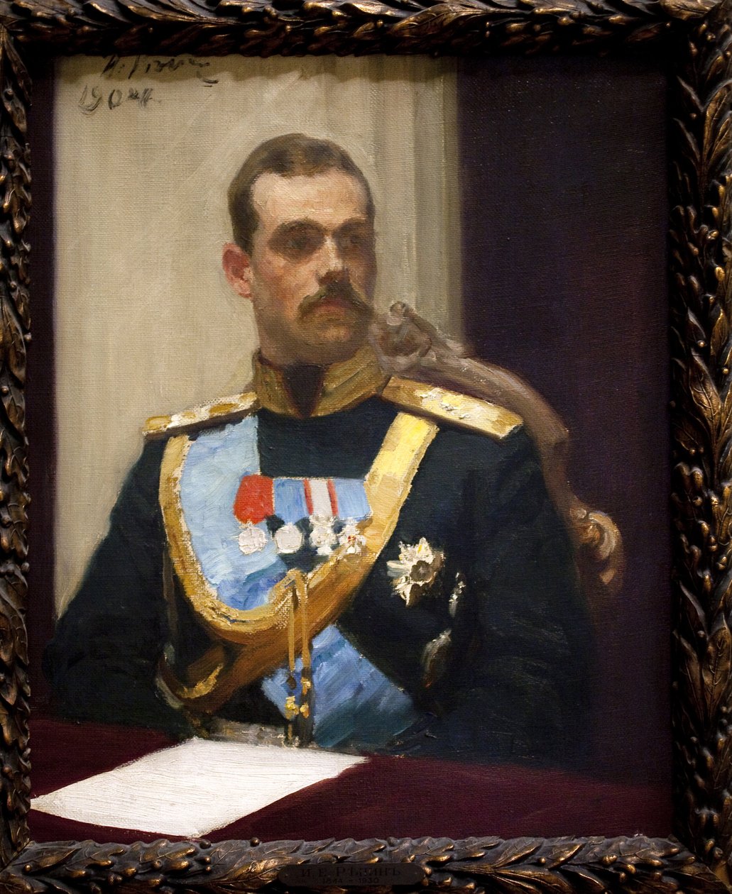 Grand Duke Mikhail Alexandrovich Romanov, or Michael of Russia (1878-1918). Oil on canvas 作者 伊利亚·叶菲莫维奇·列宾