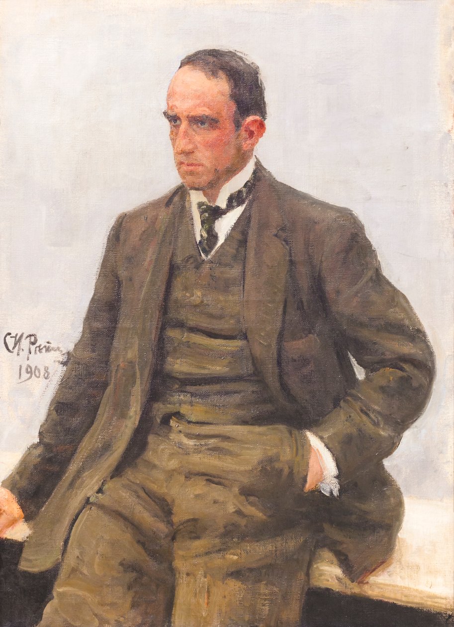 Portrait of Paolo Troubetzkoy 作者 伊利亚·叶菲莫维奇·列宾