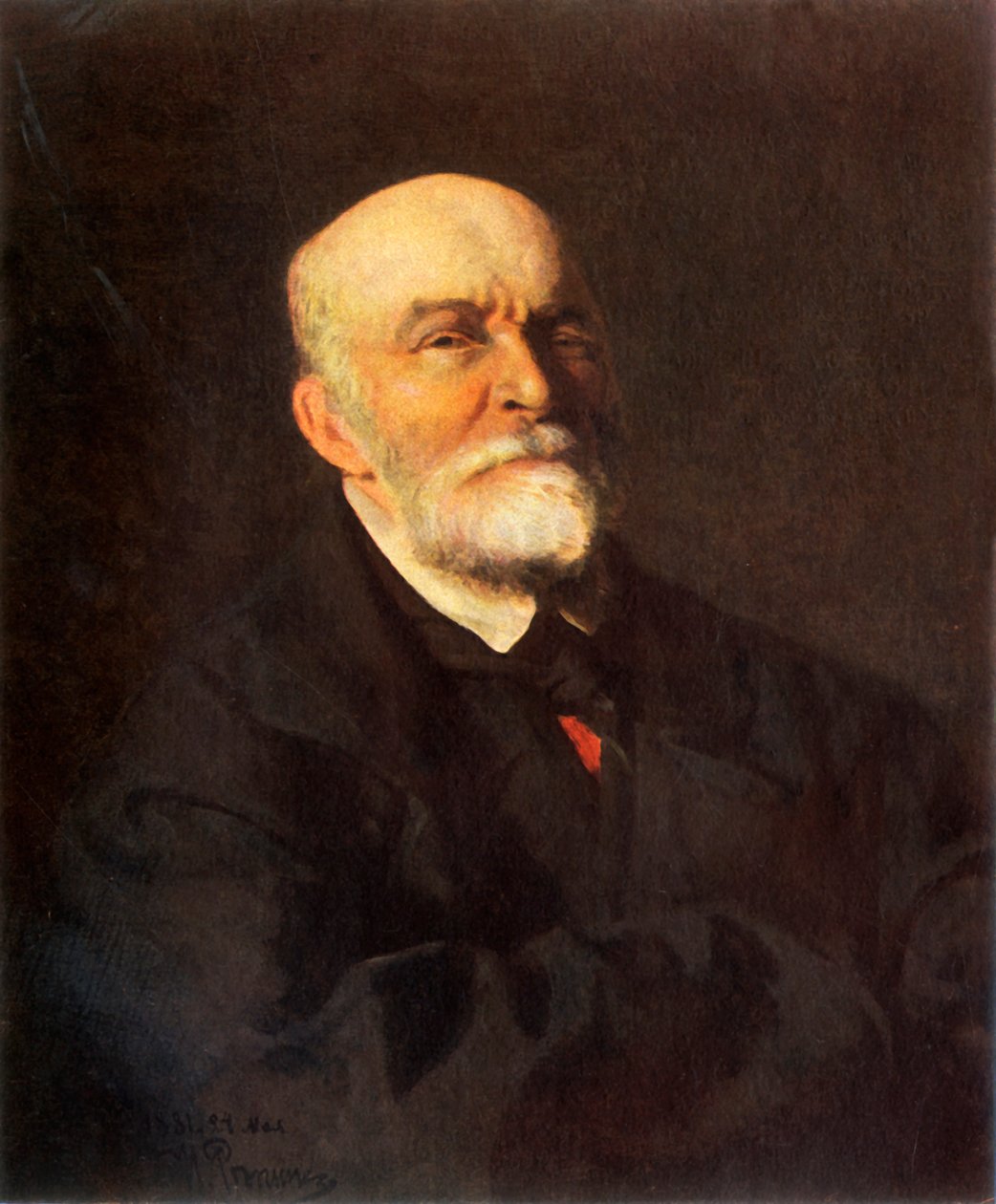 外科医生尼古拉-伊万诺维奇-皮罗戈夫的画像》，1881年，1965年。 作者 伊利亚·叶菲莫维奇·列宾