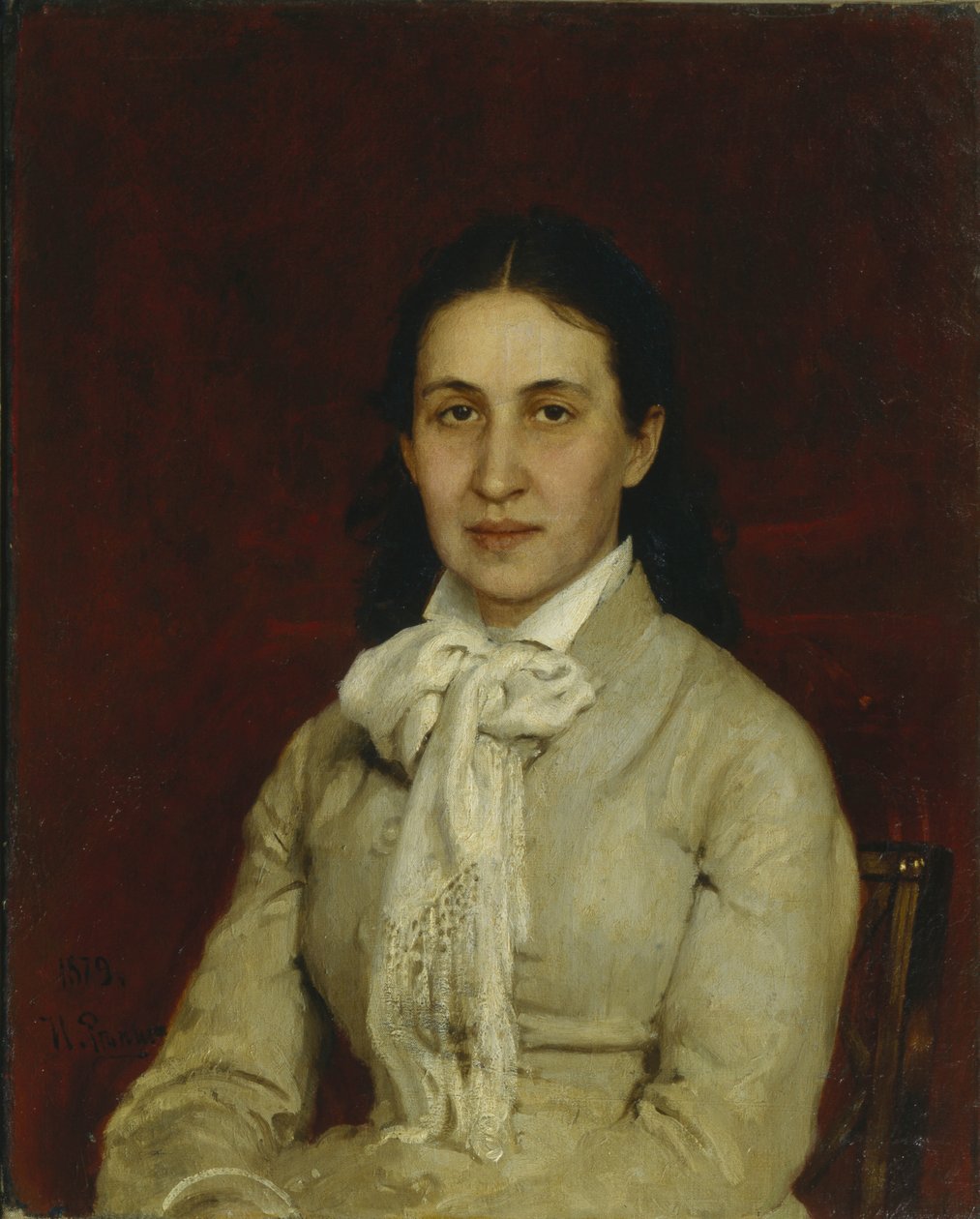 Yelizaveta Grigoryevna Mamontova肖像（1847-1908年，1878年） 作者 伊利亚·叶菲莫维奇·列宾