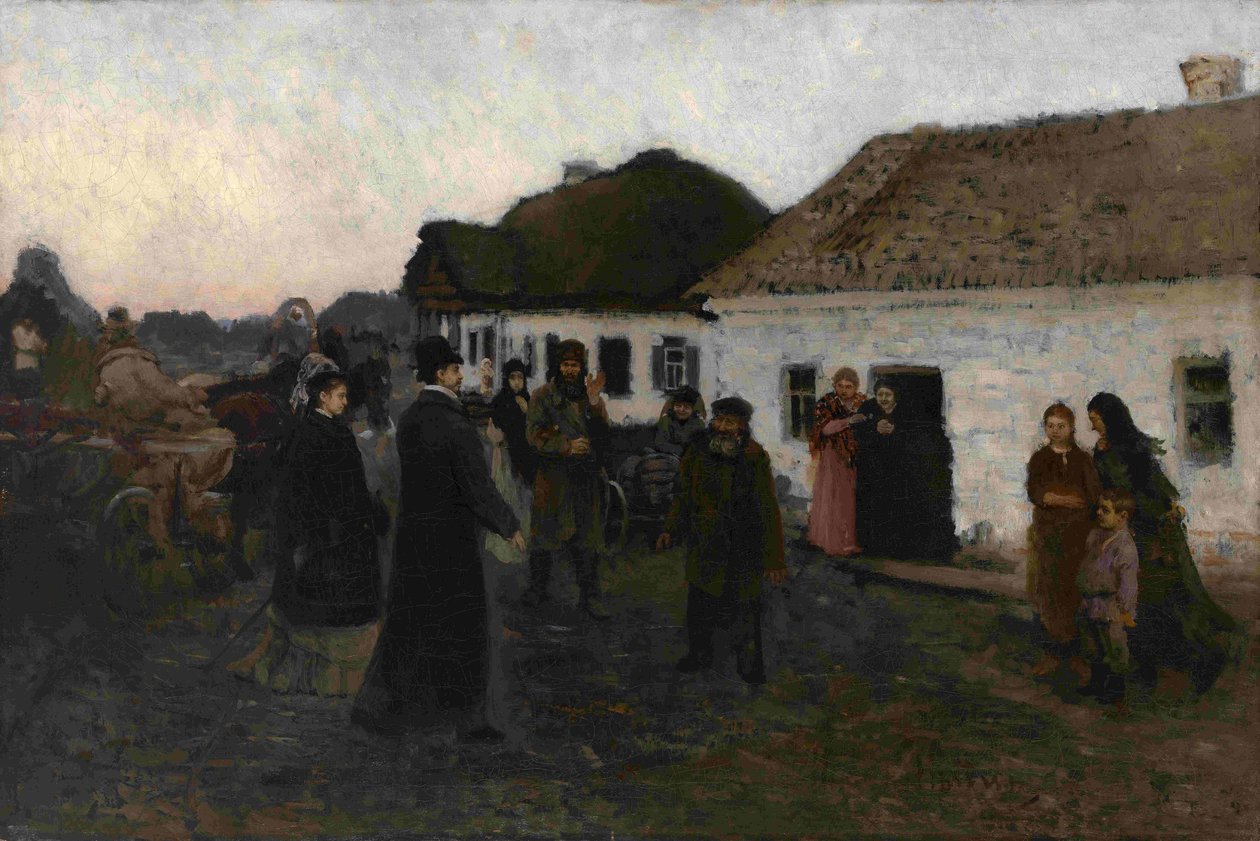 回国，1876-1877年 作者 伊利亚·叶菲莫维奇·列宾