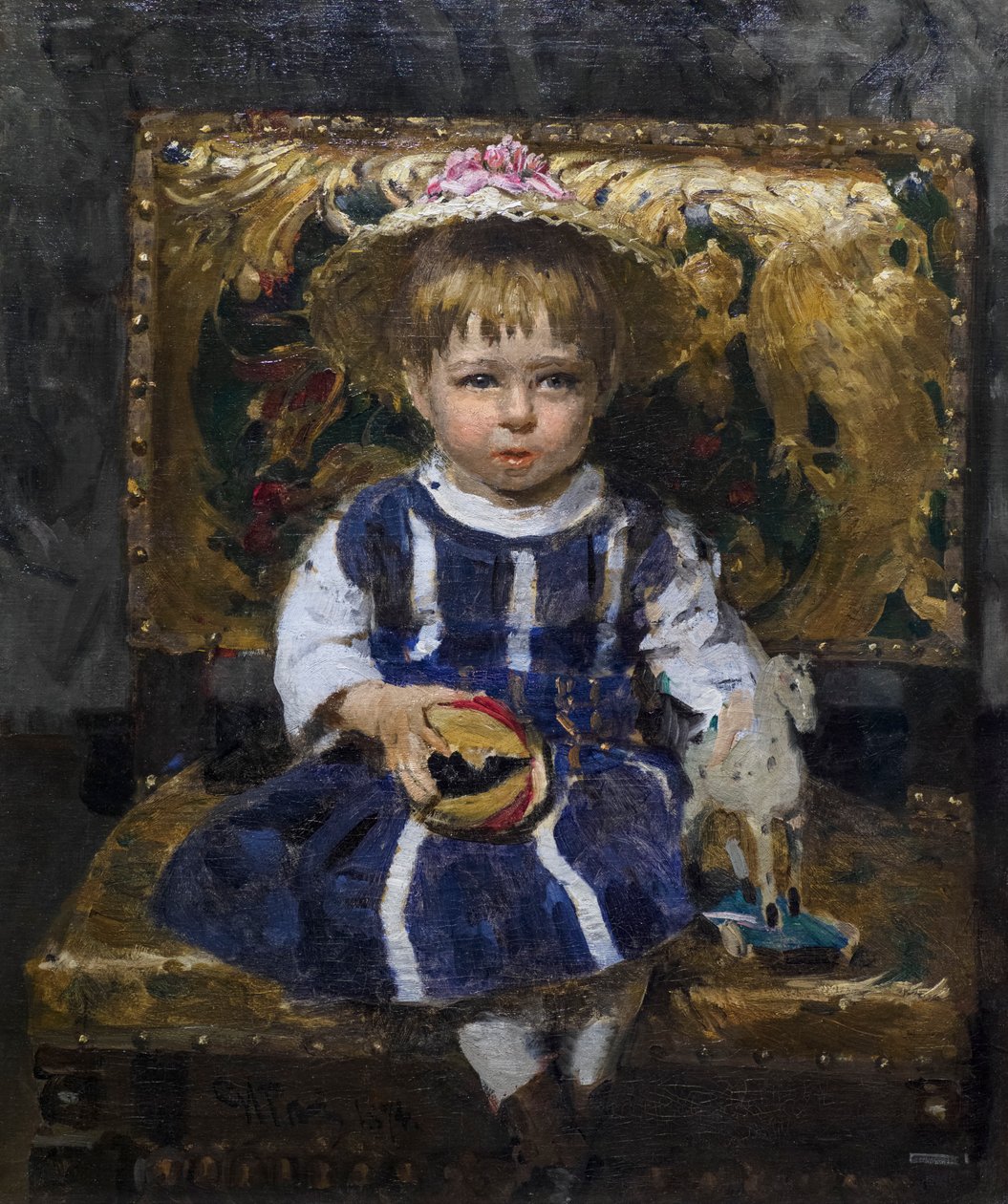 Véra repine child 作者 伊利亚·叶菲莫维奇·列宾