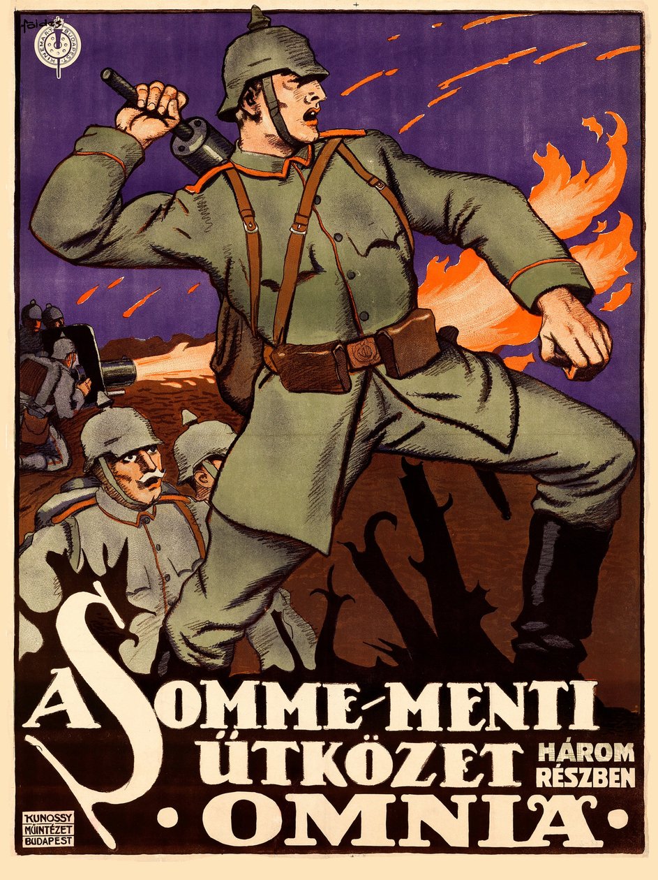 我们在索姆河上的英雄，1916年。 作者 伊姆尔·福尔德斯