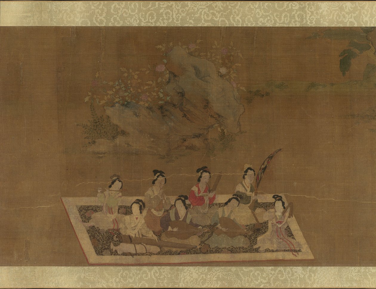 苏蕙女士和她的诗词拼图，16世纪。 作者 以秋莹的风格