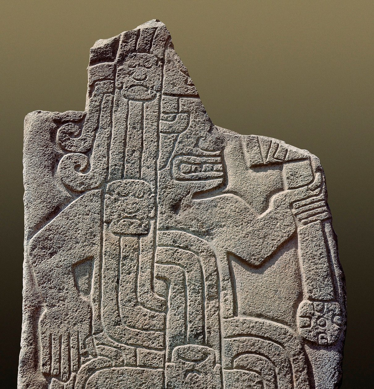 Inca civilization: relief representing a warrior (stone) 作者 印加