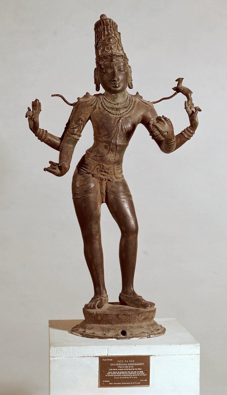 Shiva Vinadhara Dakshina-Murti，Dravidian（青铜）（另见247235） 作者 印度学校