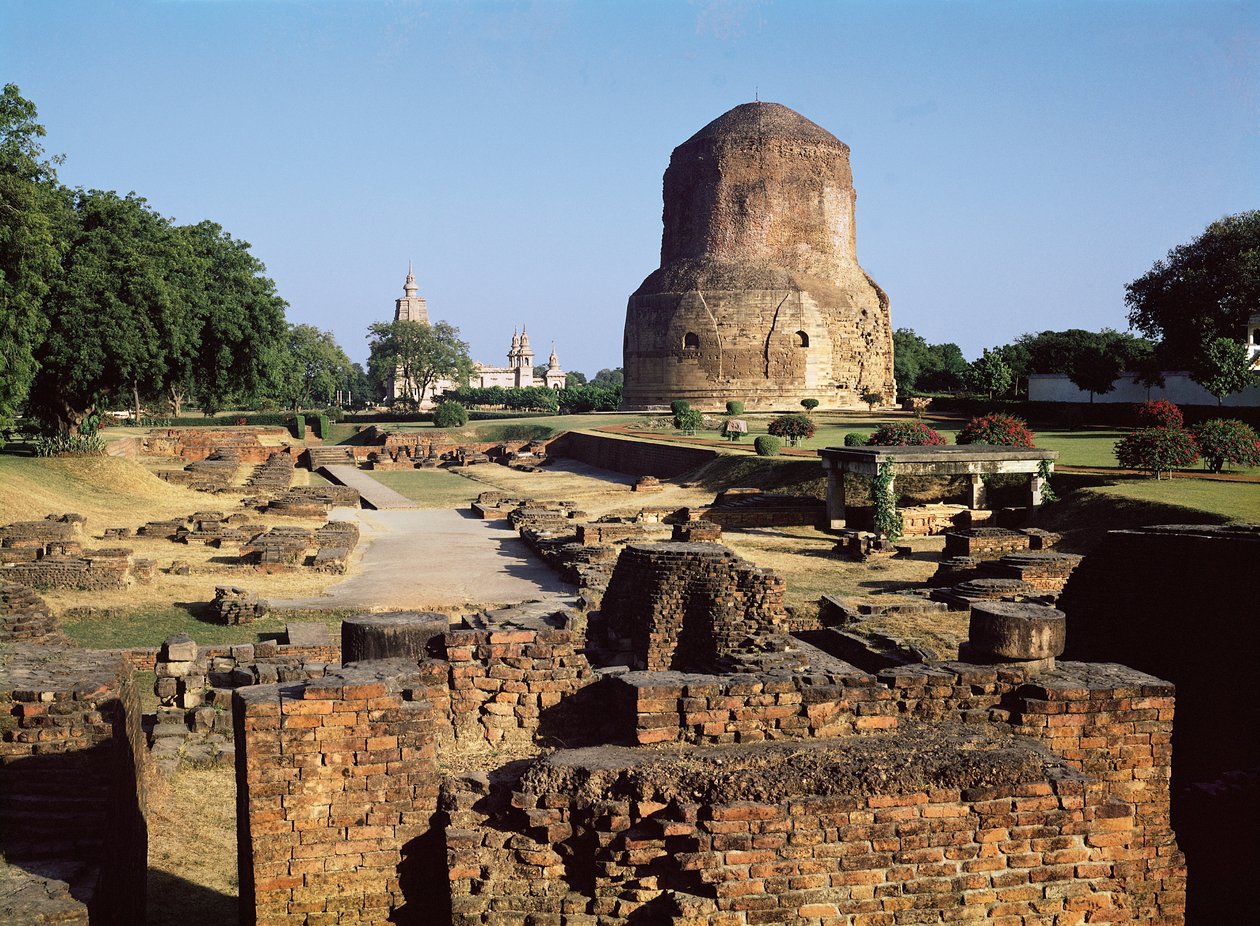 Dhamekh佛塔，公元500年 作者 印度学校