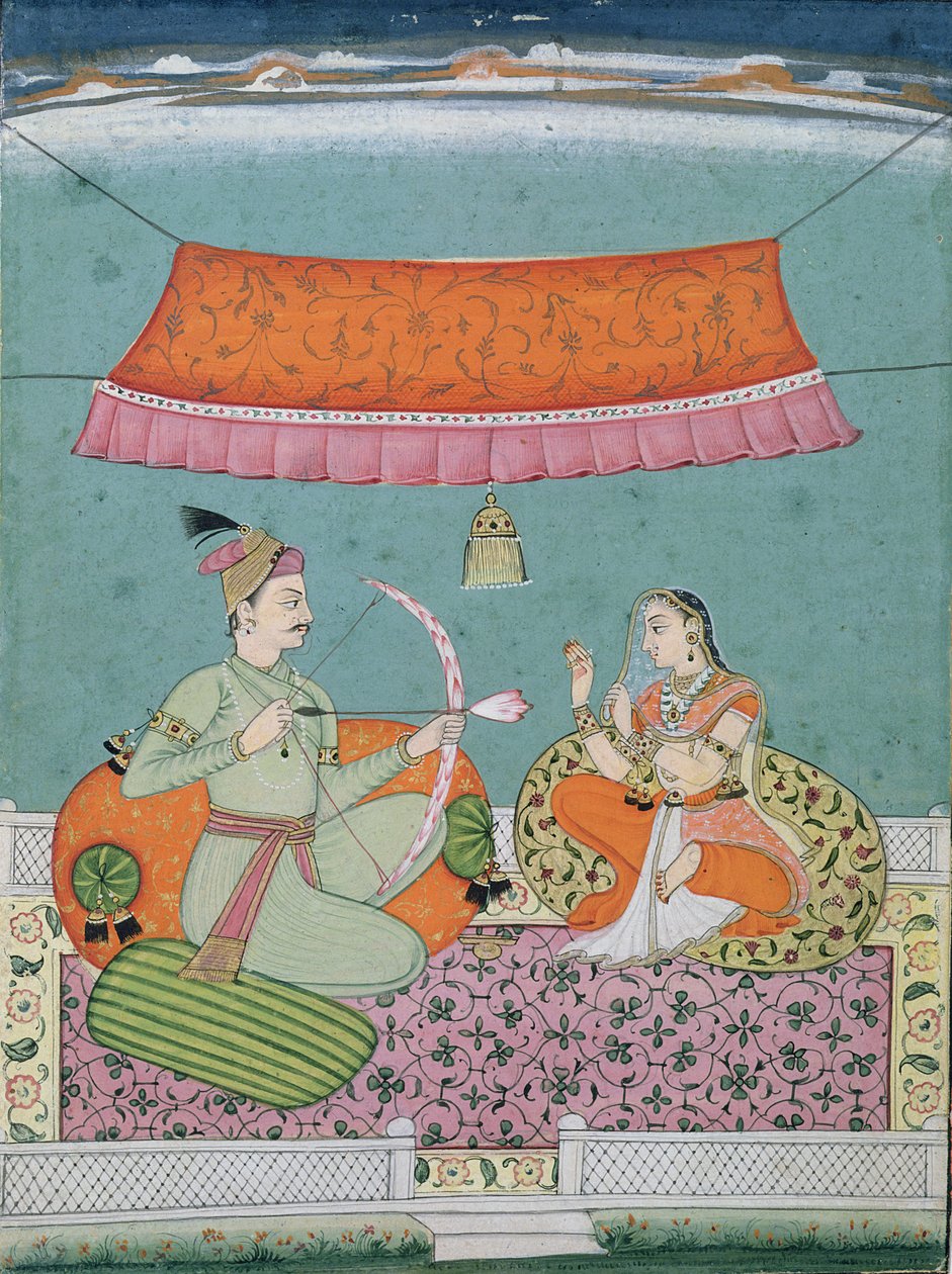 The Lotus Arrow，Bilaspur，1750 作者 印度学校