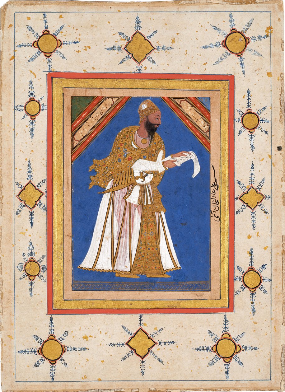 比贾普尔苏丹阿里·阿迪尔·沙阿（Ali Adil Shah I） 作者 印度艺术