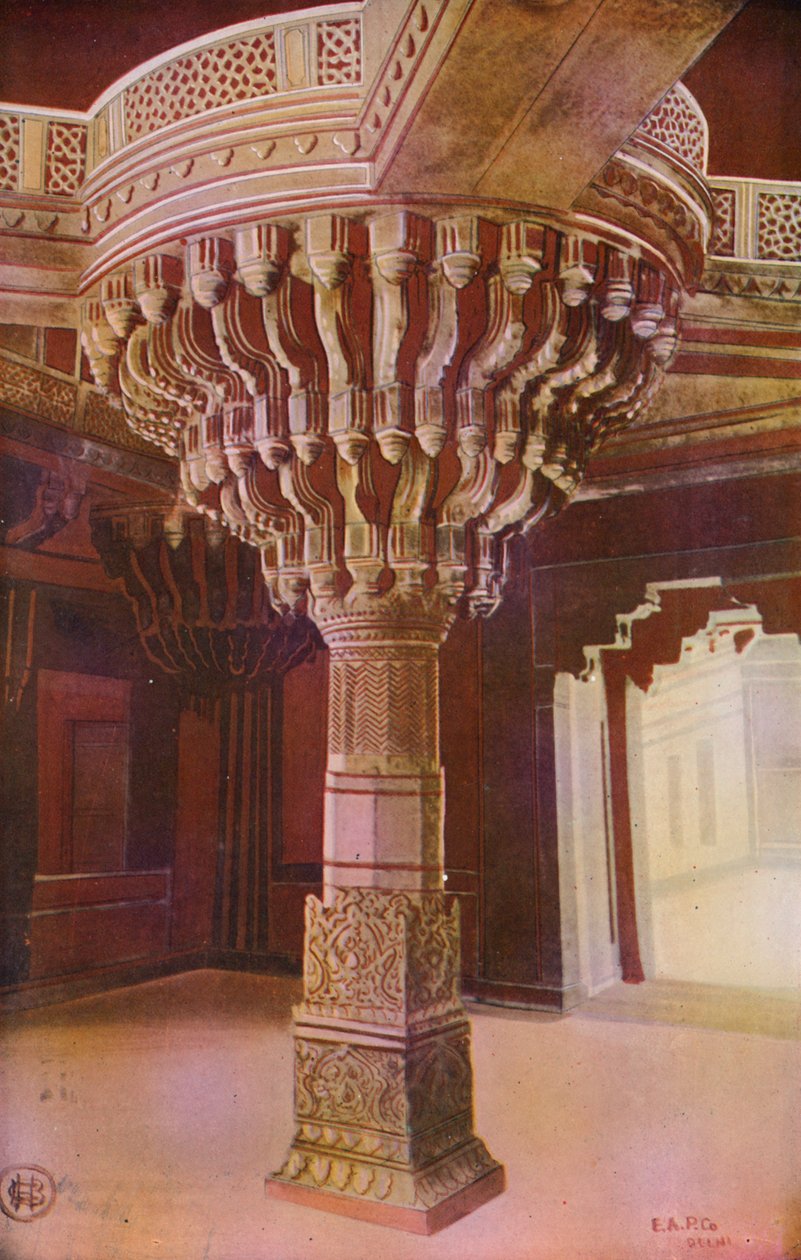 阿格拉：Chausath Khamba，法帖布尔锡克里，阿格拉（彩色照片） 作者 印度摄影师
