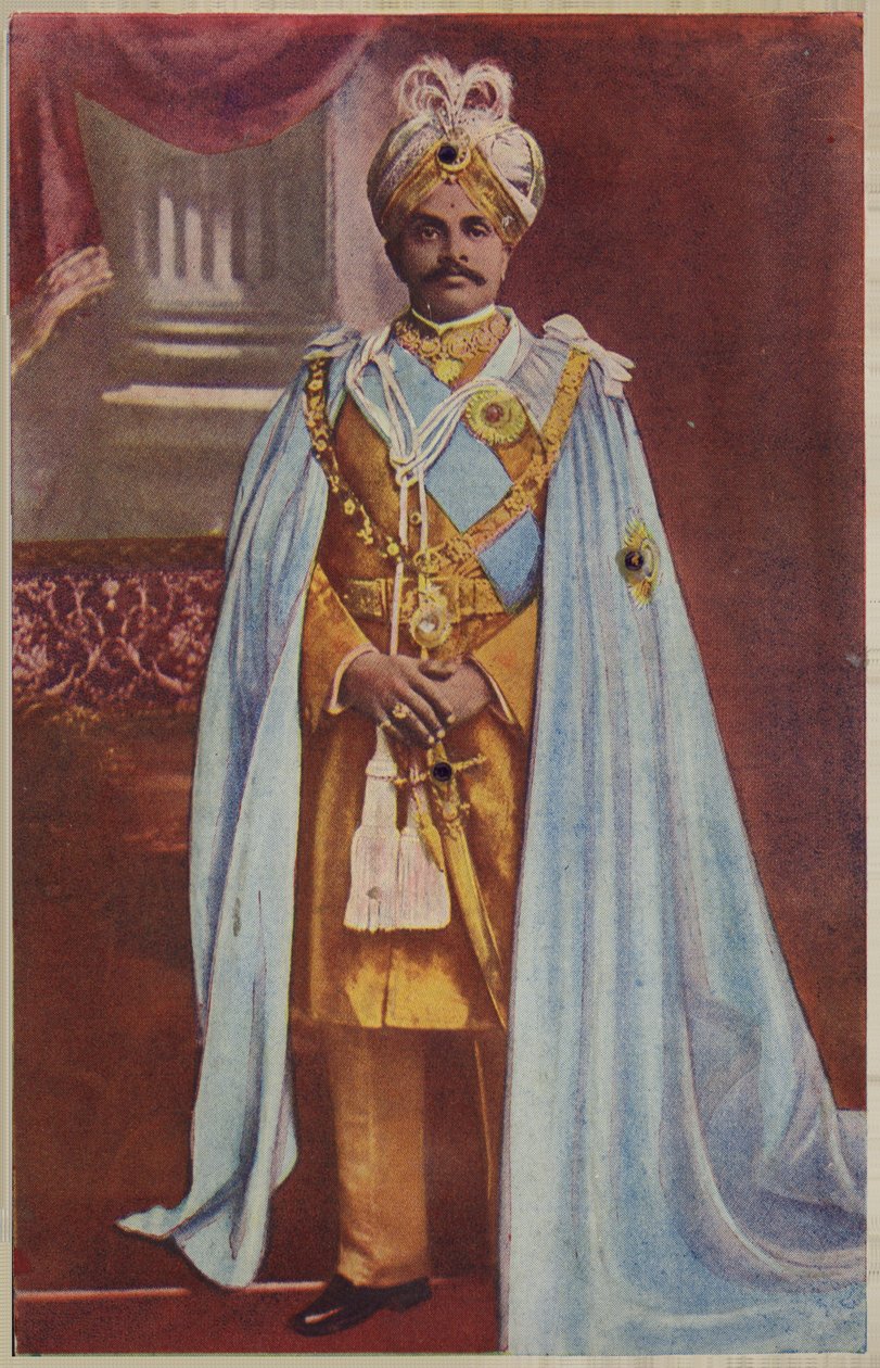 Sree Krishna Wadiyar Bahadur（彩色照片） 作者 印度摄影师