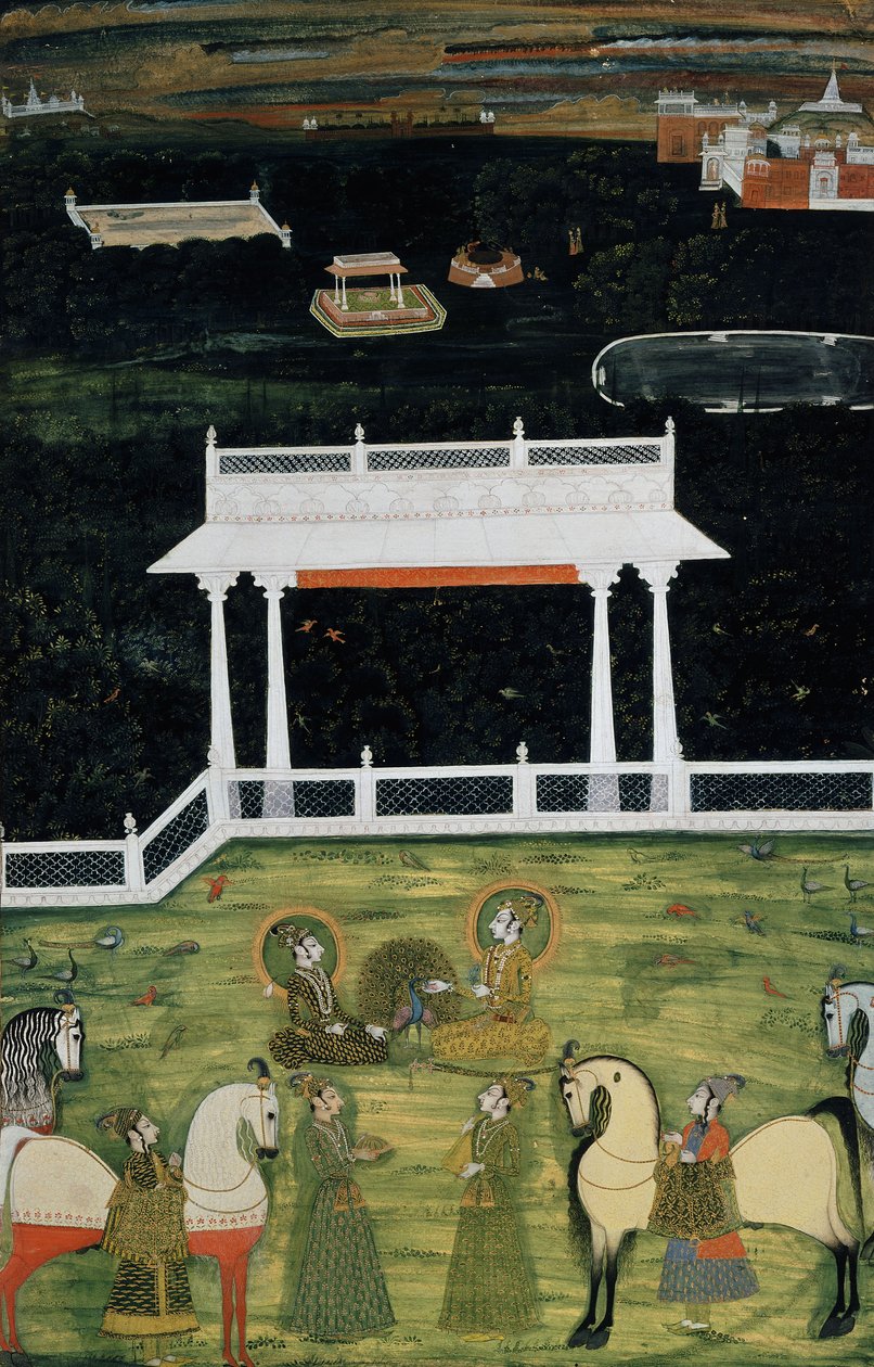 王子天堂c。 1750-1760 作者 印度学校