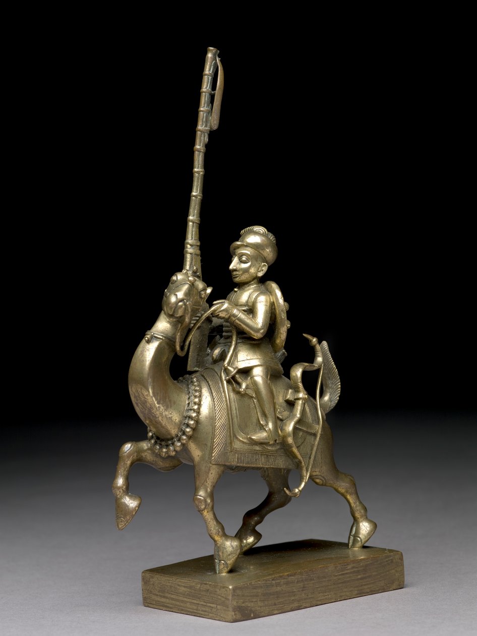 骑骆驼的比利时人，Vizagapatam，1795（黄铜） 作者 印度学校