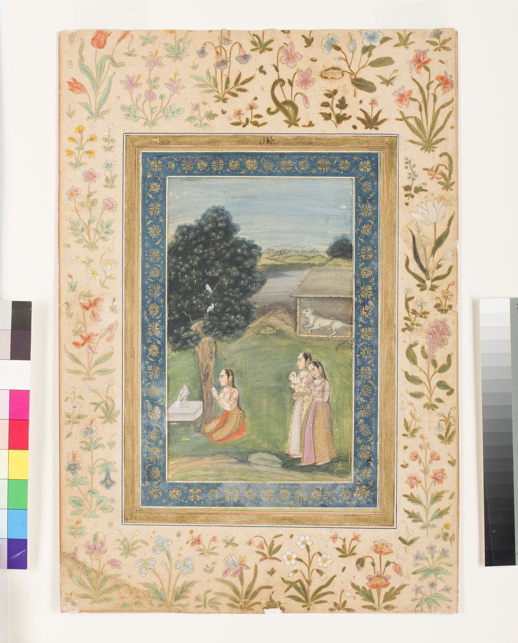 Bhairava的Bhairavi Ragini，1780年 作者 印度学校