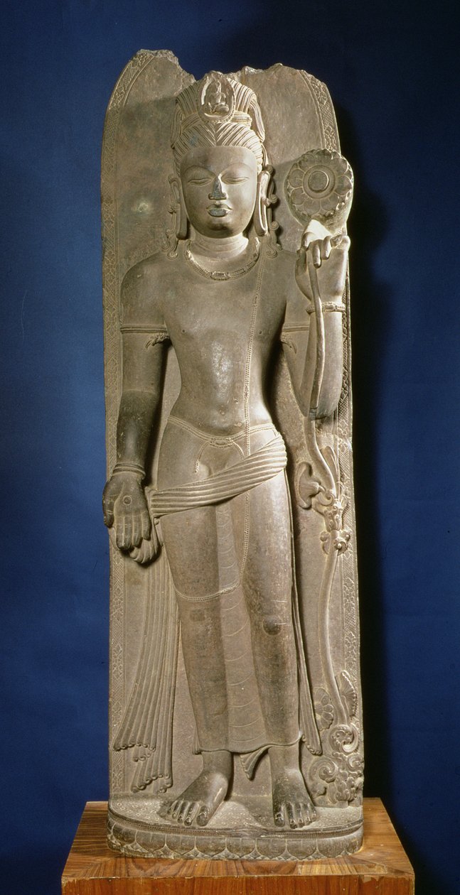 Bodhisattva Padmapani，Nalanda，Bihar，Pala王朝 作者 印度学校