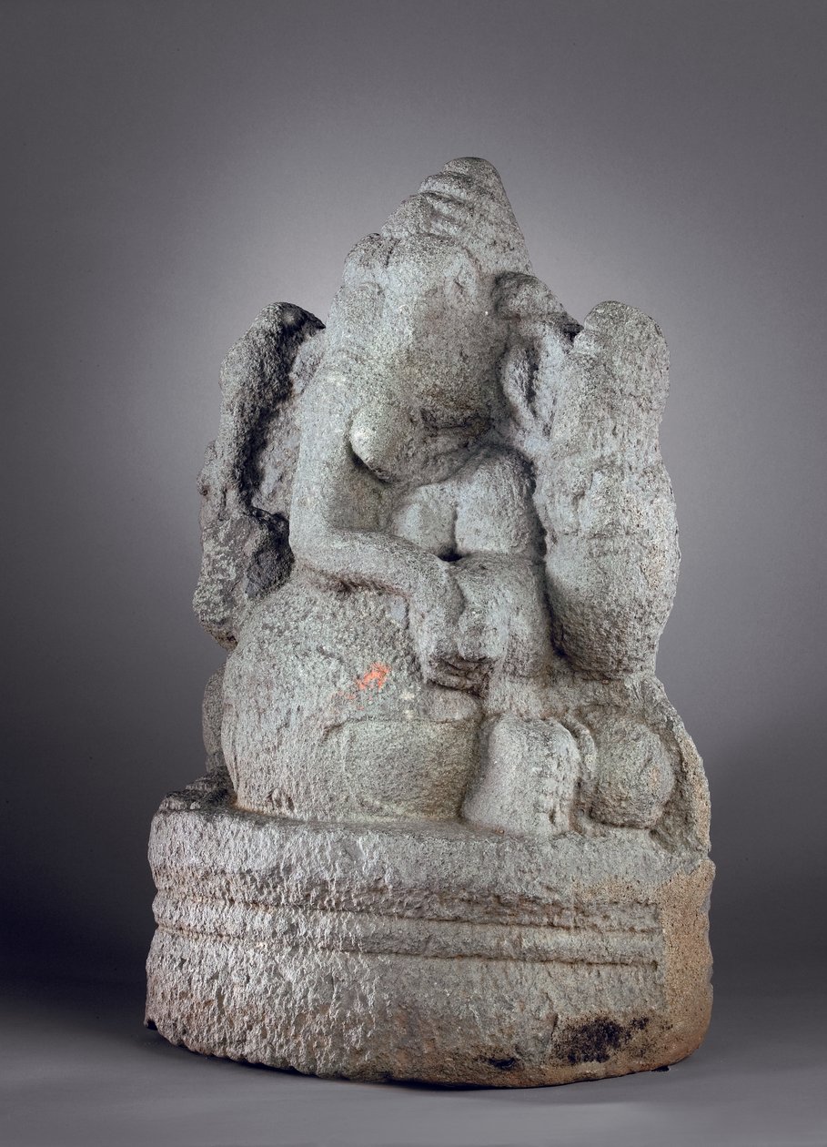 Ganesha，12-13世纪（花岗岩） 作者 印度学校