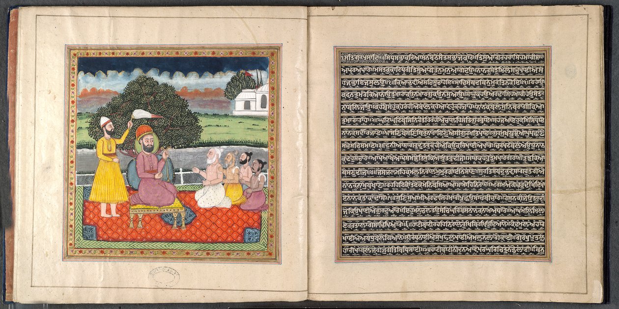 锡克教创始人纳那克大师与印度教圣人发生争执 作者 印度学校