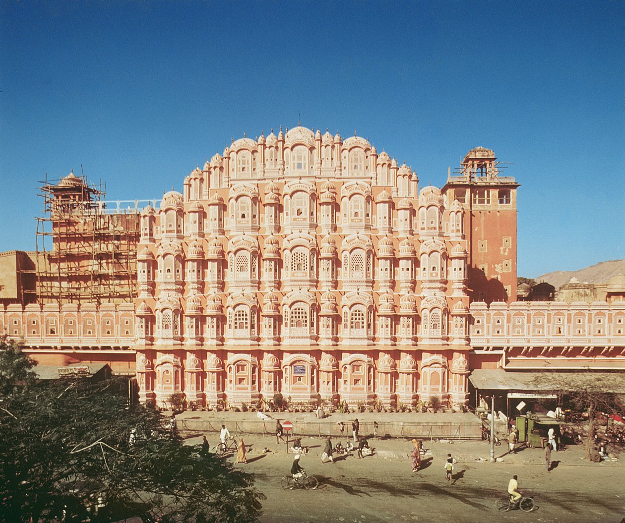 Hawa Mahal（风之宫）建于1799年（另见121219和208425） 作者 印度学校