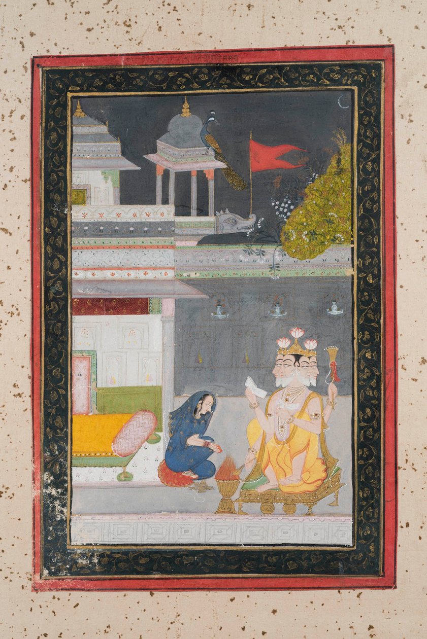 Khambhavati Ragini，1790 作者 印度学校