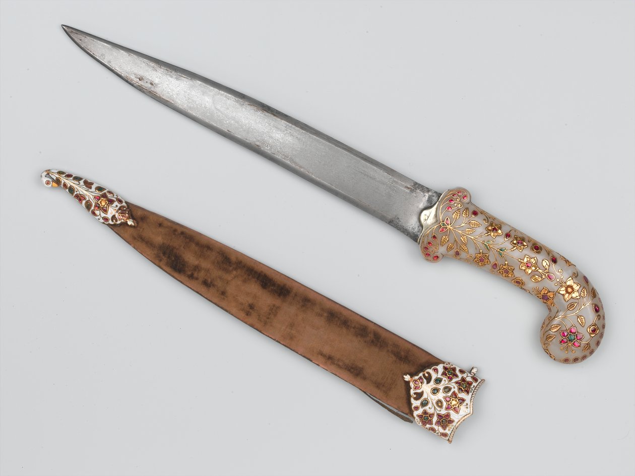 属于蒂普苏丹（Tipu Sultan）的汗汉（Khanjar），摄于1799年，地点在Seringapatam 作者 印度学校