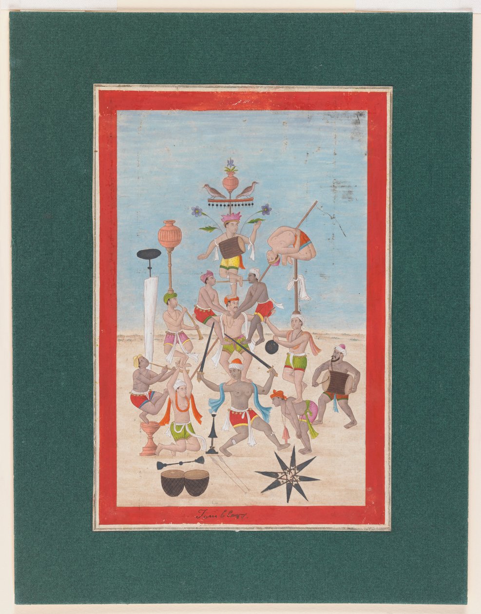 微缩画，c.1810（纸上wc） 作者 印度学校