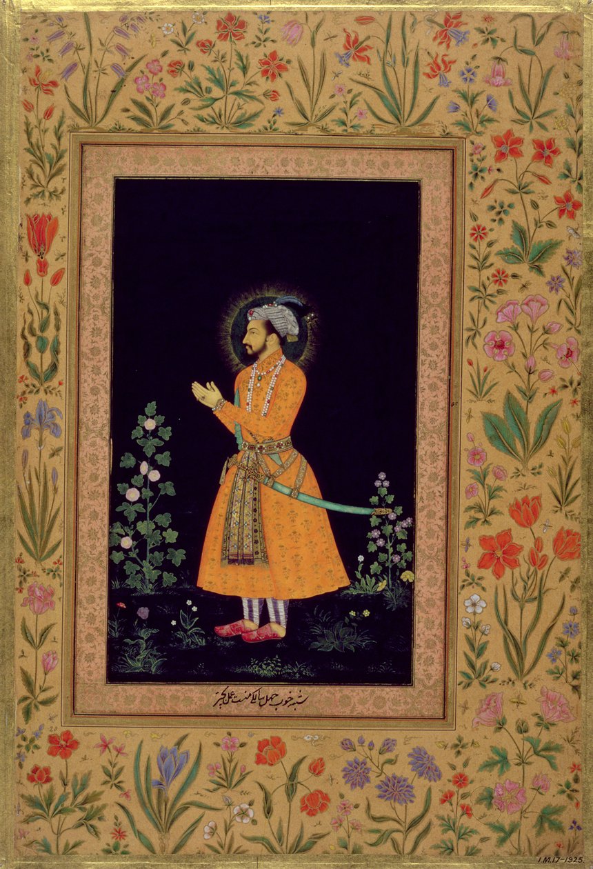 Shah Jahan（1592-1666）Mughal的肖像，c.1632 作者 印度学校
