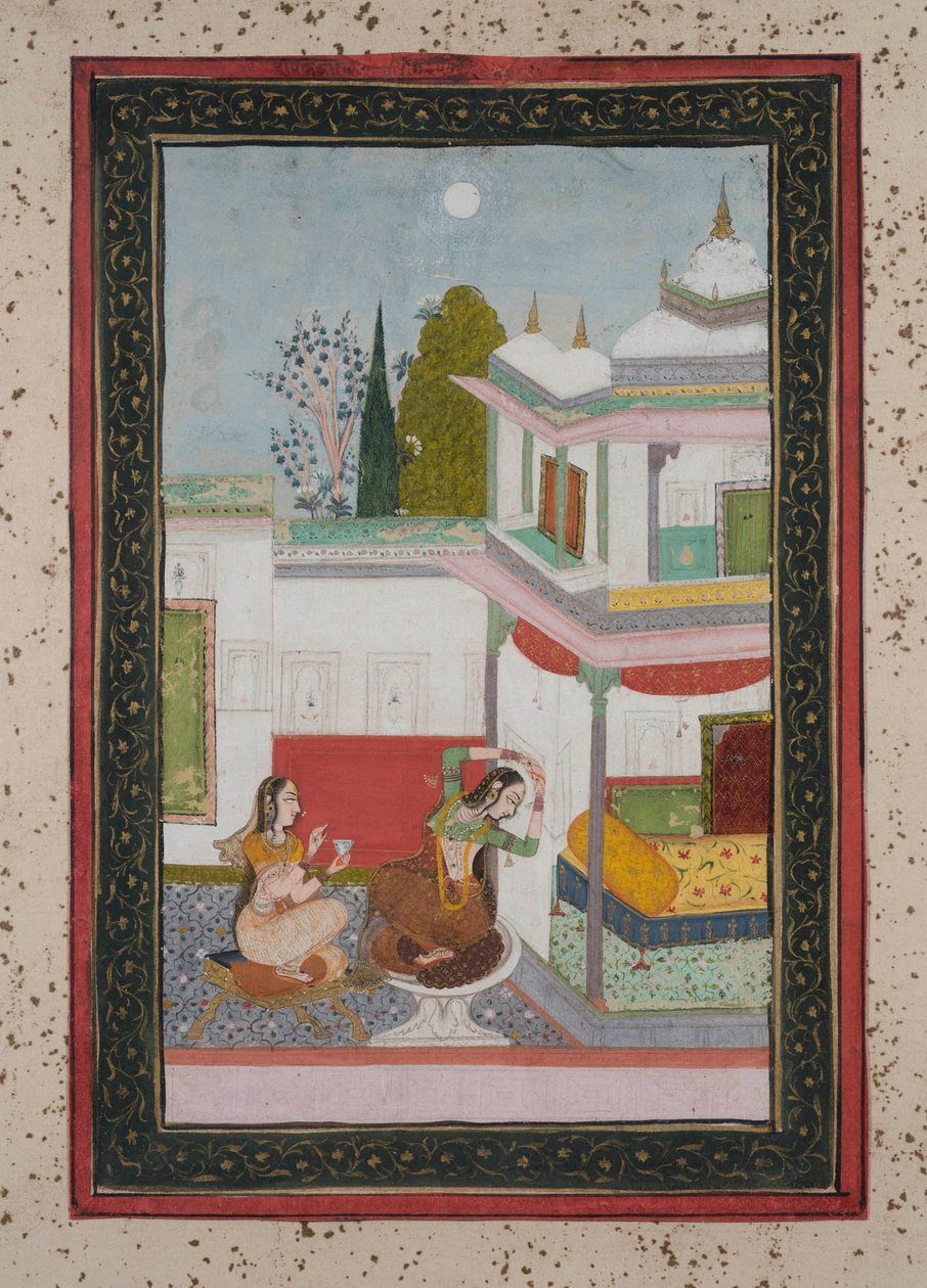 Purvi Ragini，1790年 作者 印度学校