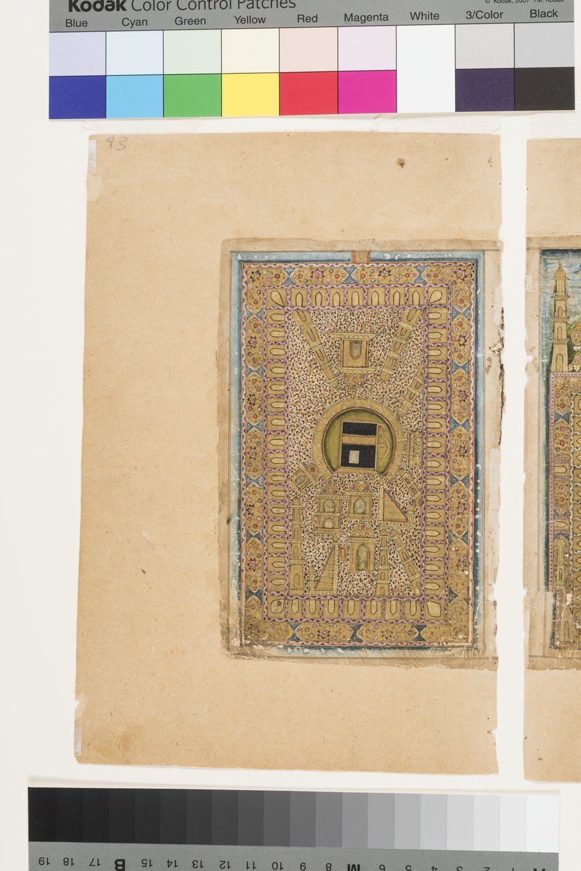 麦加的天房，来自达拉“il al-Khayrat 作者 印度学校
