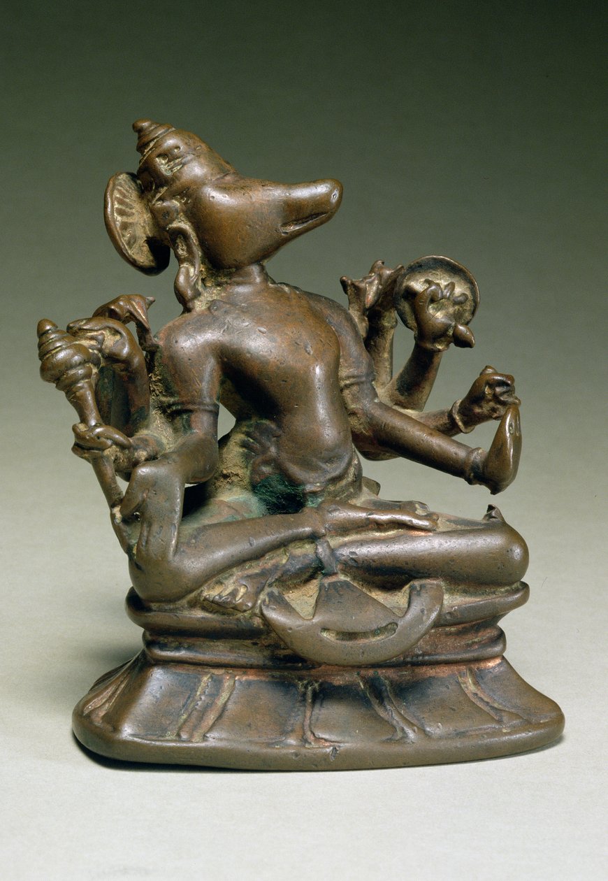 Varaha、Gurjara Pratihara、泰米尔纳德邦（青铜） 作者 印度学校