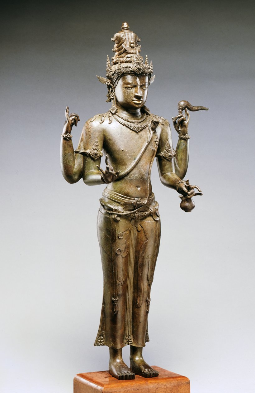 Shiva Mahadeva（青铜、黄金和白银） 作者 印尼学校