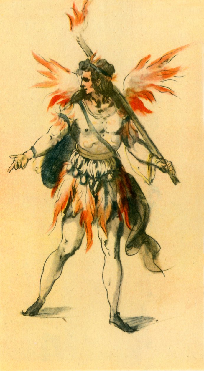 炽热的精神》，1613年，1942年。   作者 伊尼戈·琼斯（Inigo Jones）