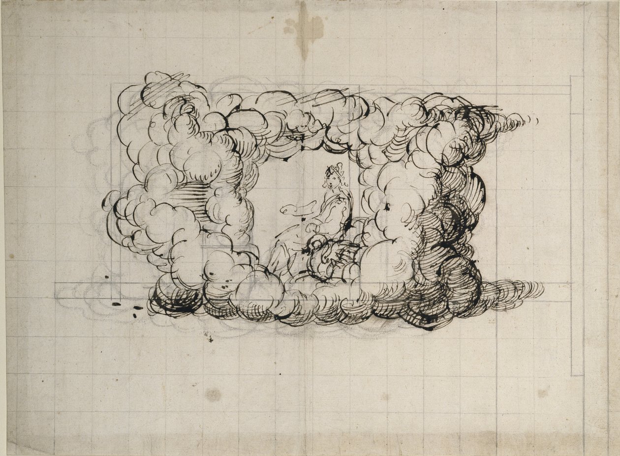 剧院绘画 作者 伊尼戈·琼斯（Inigo Jones）