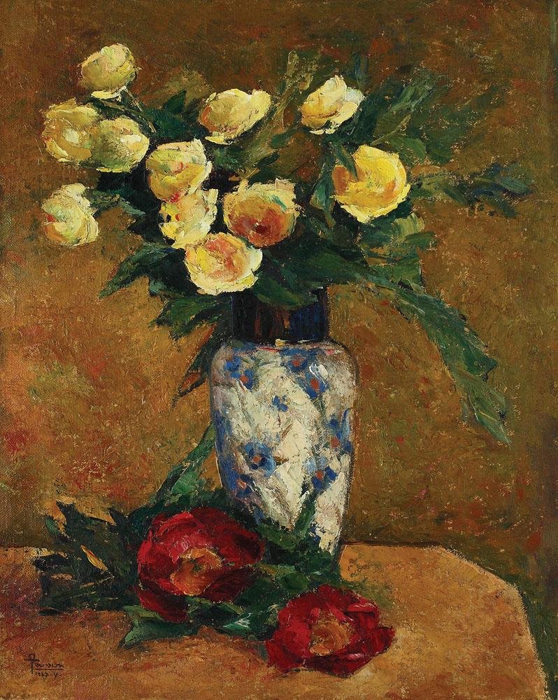Yellow RosesEnglish：Yellow rosesnDeutsch：Gelbe Rosenn 作者 离子西奥多雷斯库