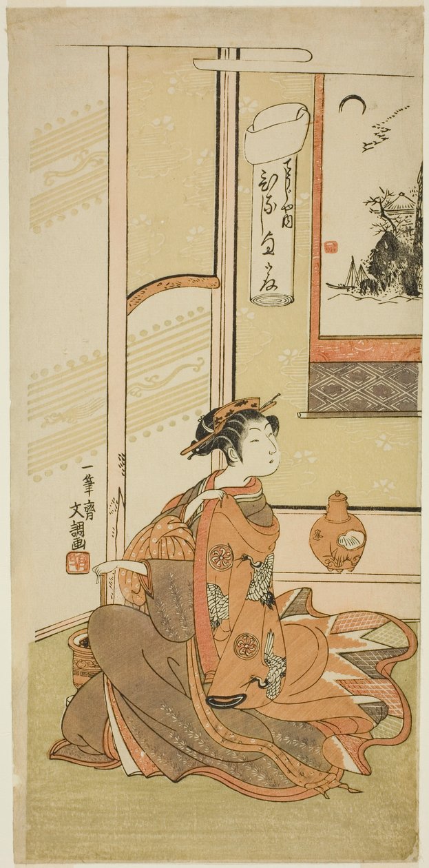 周家的日奈姬，选自 "富士文（折叠情书）"系列 作者 一物斋文长