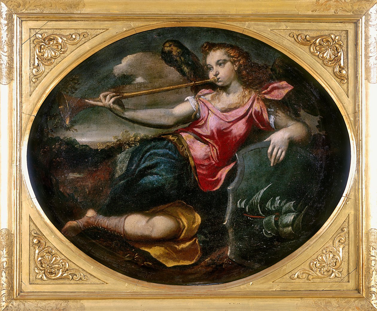 成名，Ippolito Scarsella，也被称为Lo Scarsellino，在摩德纳的Galleria Estense保存 作者 伊波利托·斯卡塞拉