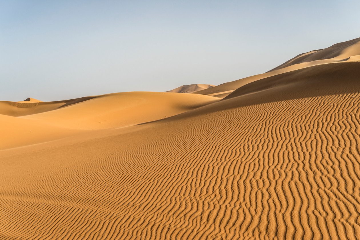 2014 年，摩洛哥东南部 Erg Chebbi 的沙丘（照片） 作者 艾拉·布洛克