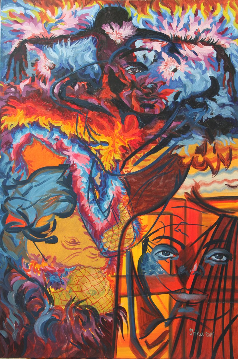 消防背后，2015年 作者 伊琳娜·科杜班（Irina Corduban）