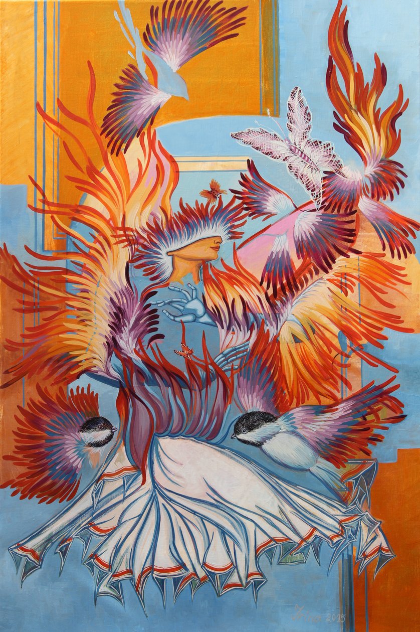 重建的山雀，2015年 作者 伊琳娜·科杜班（Irina Corduban）