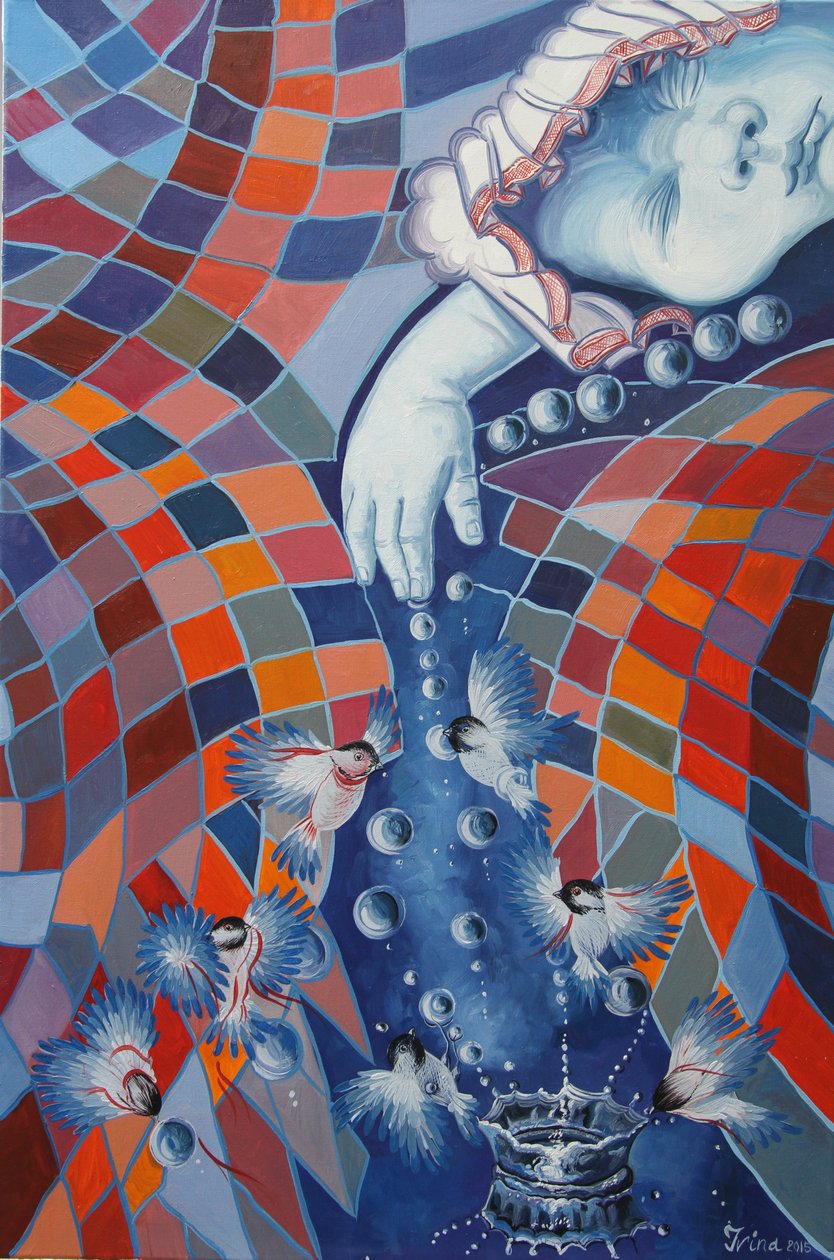 雨滴的娱乐，2015年 作者 伊琳娜·科杜班（Irina Corduban）